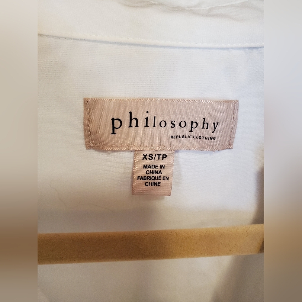 Philosophy Republic Women's White Blouse - Picture 3 of 7